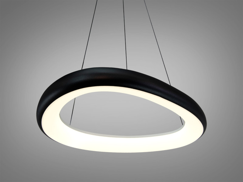 Підвісна LED люстра чорна 36Вт 0472A BK