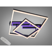 Стельова LED люстра біла 85W пульт димер