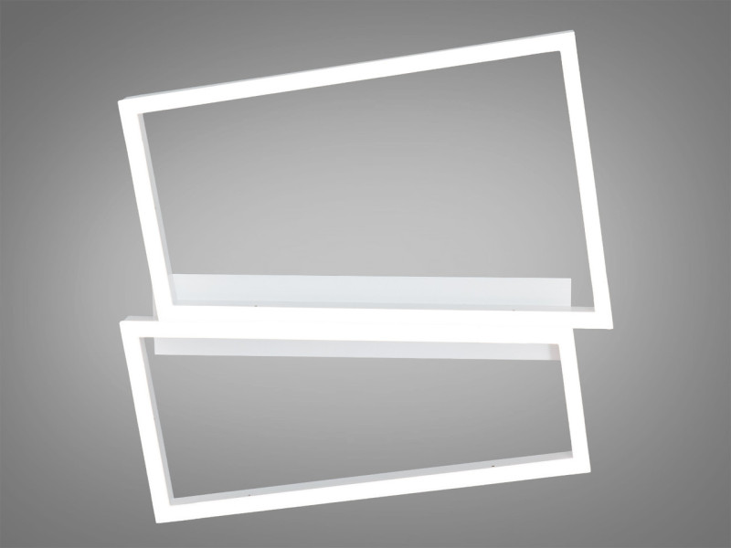 Люстра LED стельова чорна 57 W з пультом