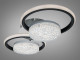 Стельовий LED світильник контрастного кольору з пультом та димером.