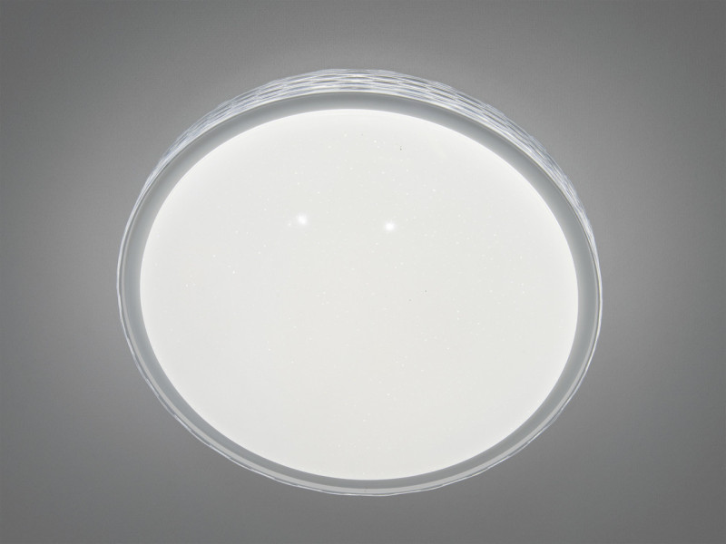 LED стельова люстра панель біла смарт 6653/400WH