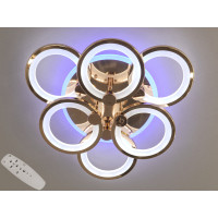 Стельова люстра з диммером і LED підсвічуванням, 90w
