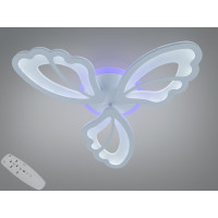 Стельова люстра LED біла 50Вт пульт 3 модулі