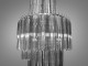 Люстра "Кришталевий каскад" на 16 ламп для вітальні або готелю.