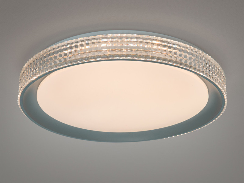 Люстра LED 46Вт біла сіра 862D/400GR