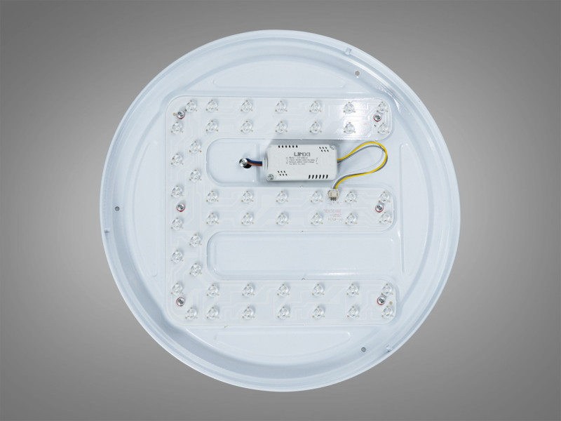 Люстра LED 46Вт біла сіра 862D/400GR
