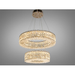 Люстра підвісна золотого кольору 85Вт