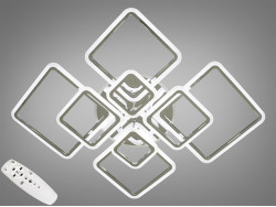 Стельова LED-люстра з димером і підсвіткою, 235W