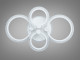 Стельовий LED світильник 60 Вт вага 1.75 kg із триколірною підсвіткою бази