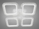 Стельовий LED світильник 65 Вт вага 1.39 kg із підсвіткою основи та пультом ДК