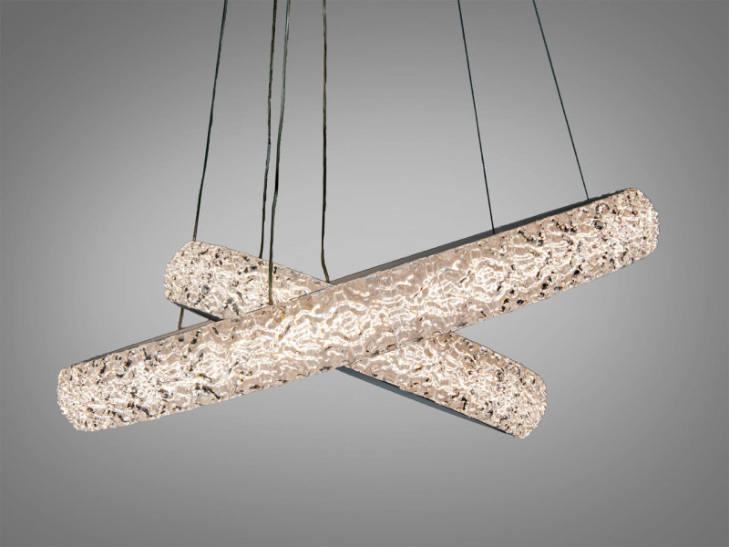 Світлодіодна біла підвісна люстра 105 Вт з пультом і CCT