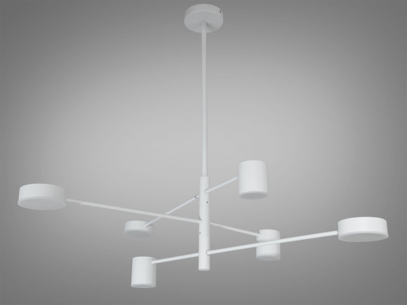 Біла лед люстра, 30Вт