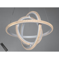 Люстра підвісна 3 кільця чорна 46 Вт