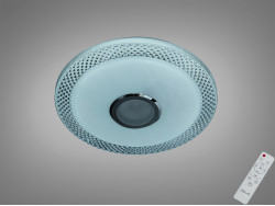 Смарт світильник в дитячу з Bluetooth колонкою та RGB (70W, Білий, Ø39см)