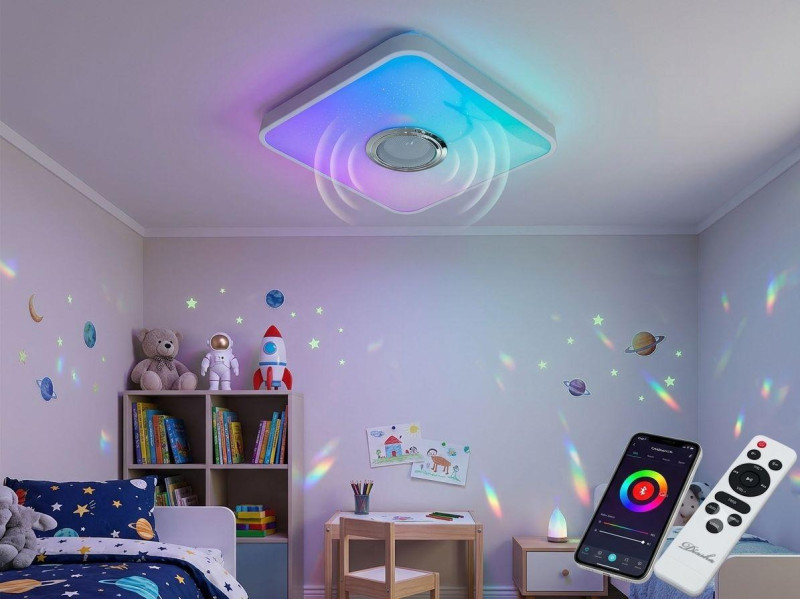 Розумний світлодіодний світильник із Bluetooth-колонкою та RGB-підсвіткою
