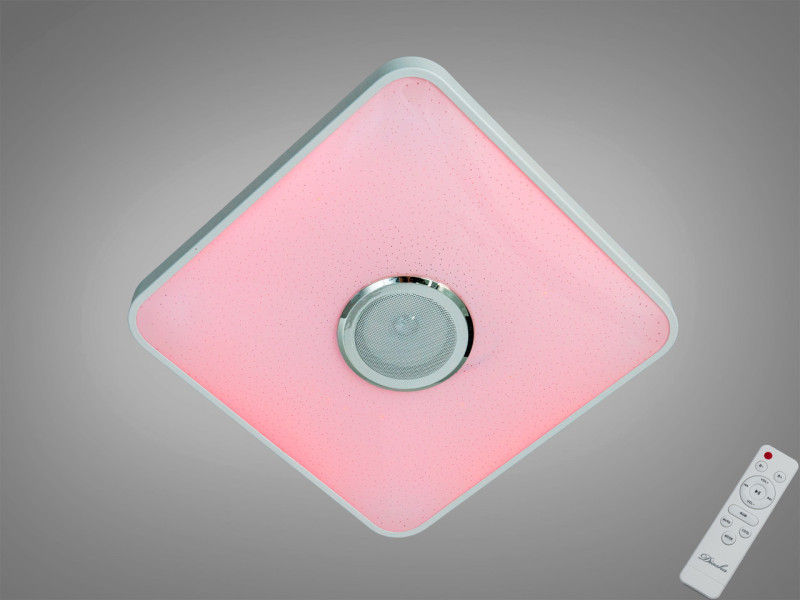 Смарт люстра LED біла з RGB підсвіткою MP3 70Вт