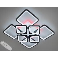 Люстра стельова LED  біла 155W пульт