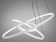 Вигляд LED кілець на регульованих підвісах для створення унікальної композиції