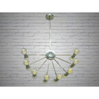 Люстра Loft на 16 ламп хром