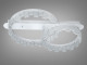 LED світильник на стелю 64 вати білий з акриловими розсіювачами