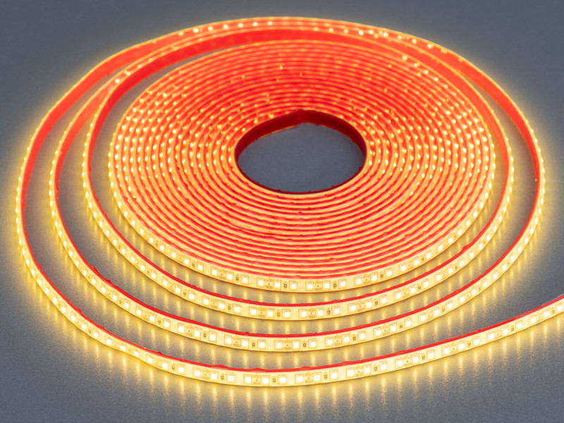 LED стрічка 12В, 120 штм, герметична, 8мм, теплий