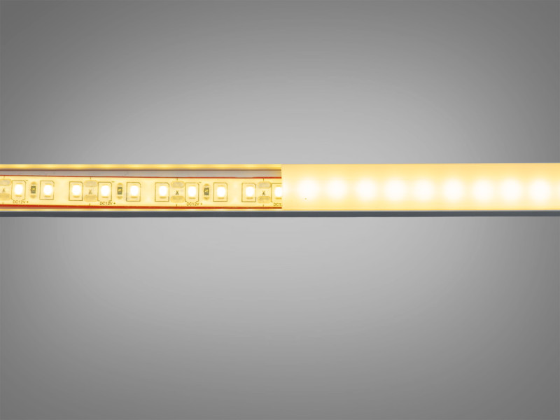 LED стрічка 12В, 120 штм, герметична, 8мм, теплий