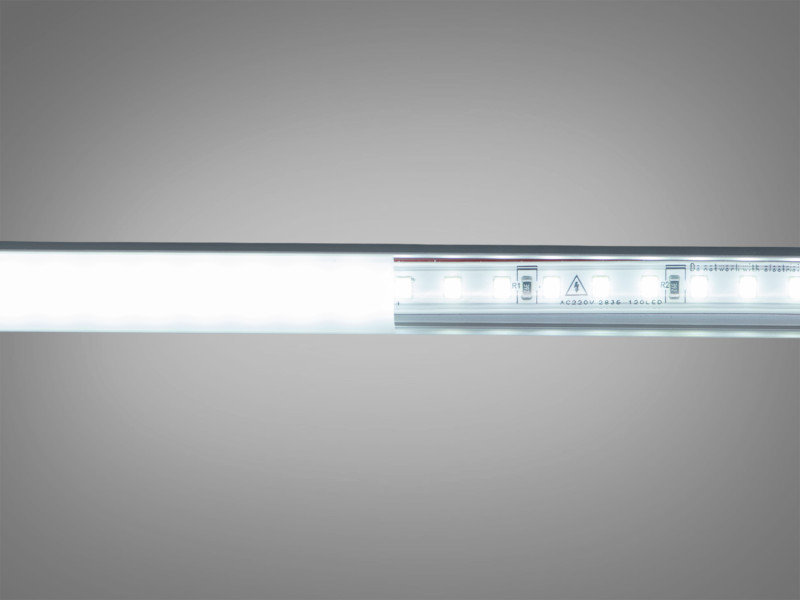 LED стрічка 220в, 120 штм, герметична, 8мм, холодний