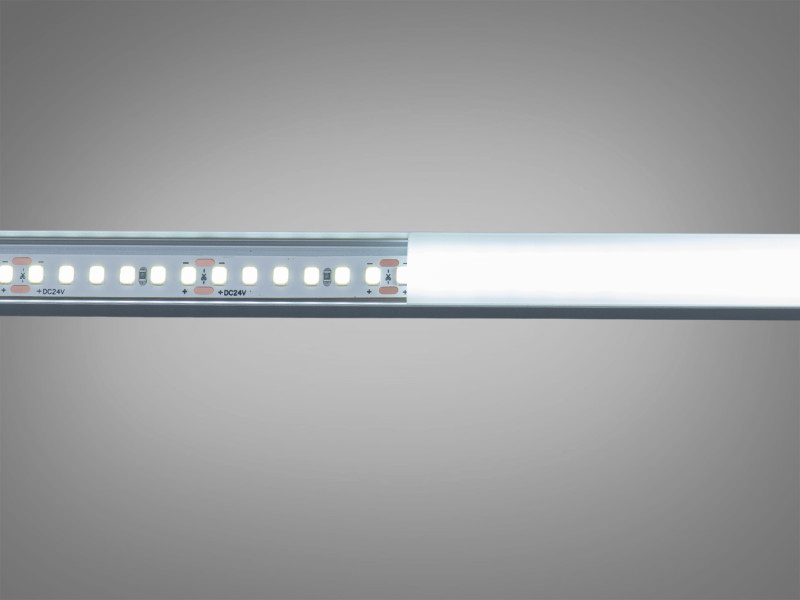 LED стрічка 24В, 180 діодів на метр, 8мм, холодний