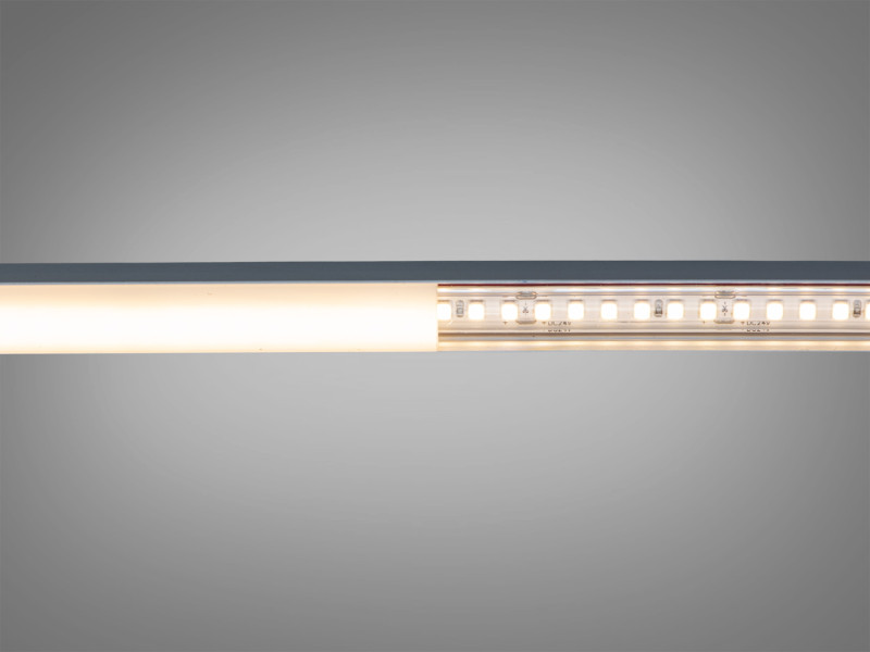 LED стрічка 24В, 180 штм, герметична, 8мм, теплий