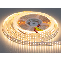 LED стрічка 24В, 240 діодів на метр, 15мм, теплий