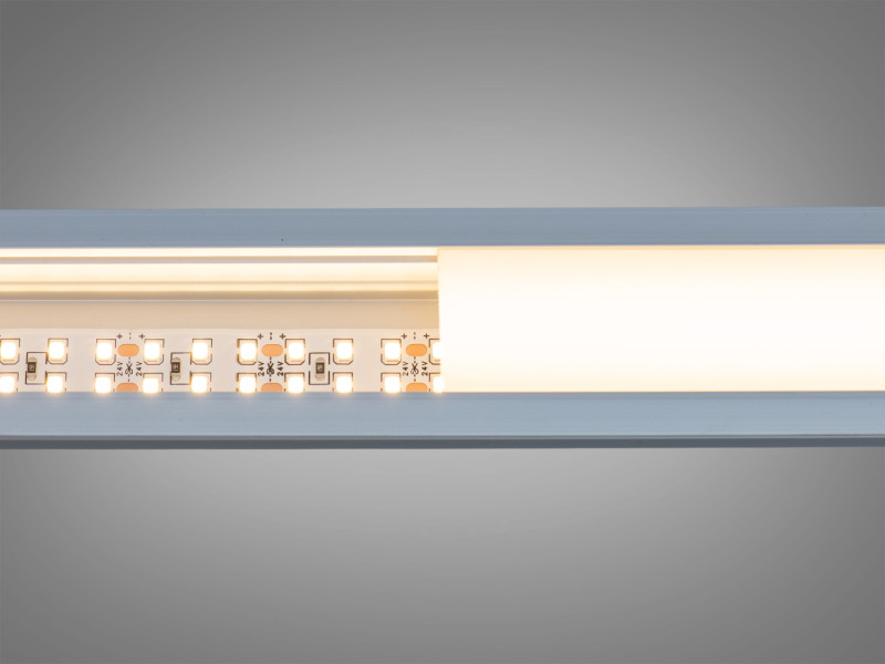 LED стрічка 24В, 240 діодів на метр, 15мм, теплий