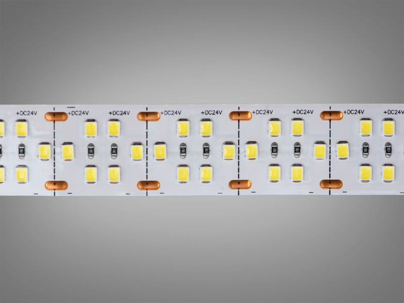 LED стрічка 24в, 300 діодів на метр, 20мм, холодний