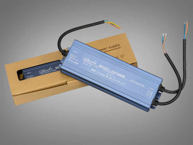 Блок живлення 24В, для підключення LED стрічки, 300Вт, 12.5А