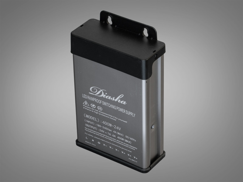 Блок живлення 24В, із захистом від дощу, 400Вт, 16.66А