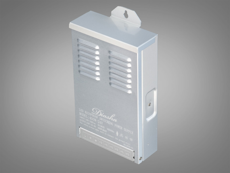 Блок живлення 24В, із захистом від дощу, 400Вт, 16.66А