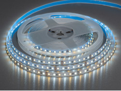 Адресна LED стрічка 24В, 120 діодів на метр, 8мм, теплий+холодний