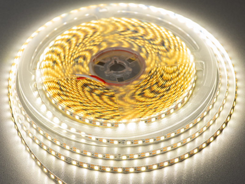 LED стрічка 12В, 120 діодів на метр, 5мм, нейтральний