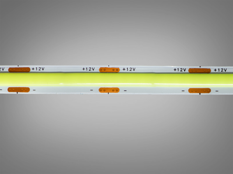 COB LED стрічка 12В, 320 діодів на метр, 8мм, зелений