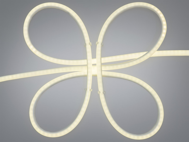 Гнучкий неон круглий 12В 11мм IP67 нейтральний