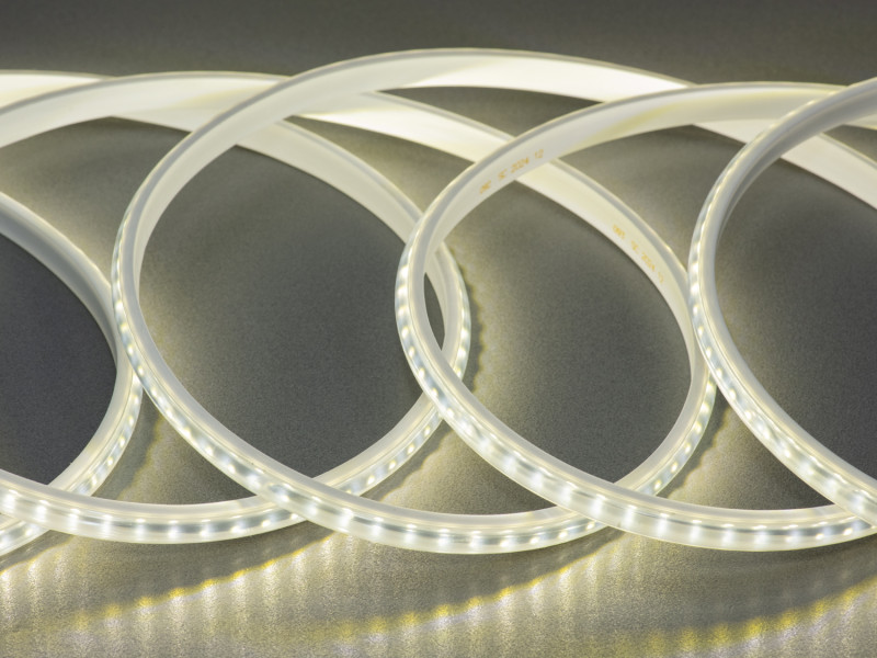 LED стрічка 220в, 120 штм, герметична, 10мм, нейтральний