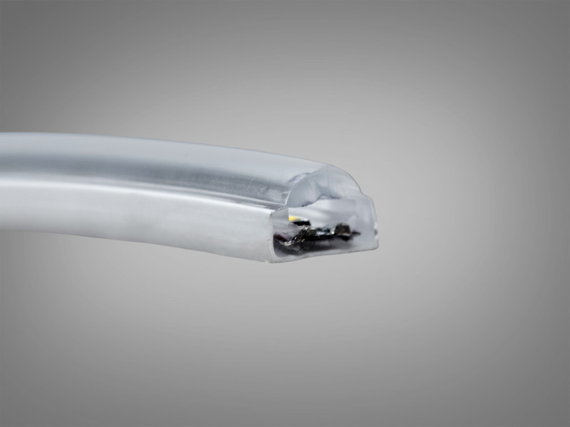 LED стрічка 220в, 120 штм, герметична, 10мм, нейтральний