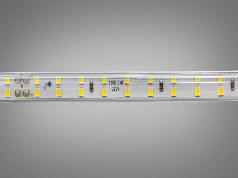 Світлодіодна стрічка 220в, 180 штм, герметична, 12мм, нейтральний