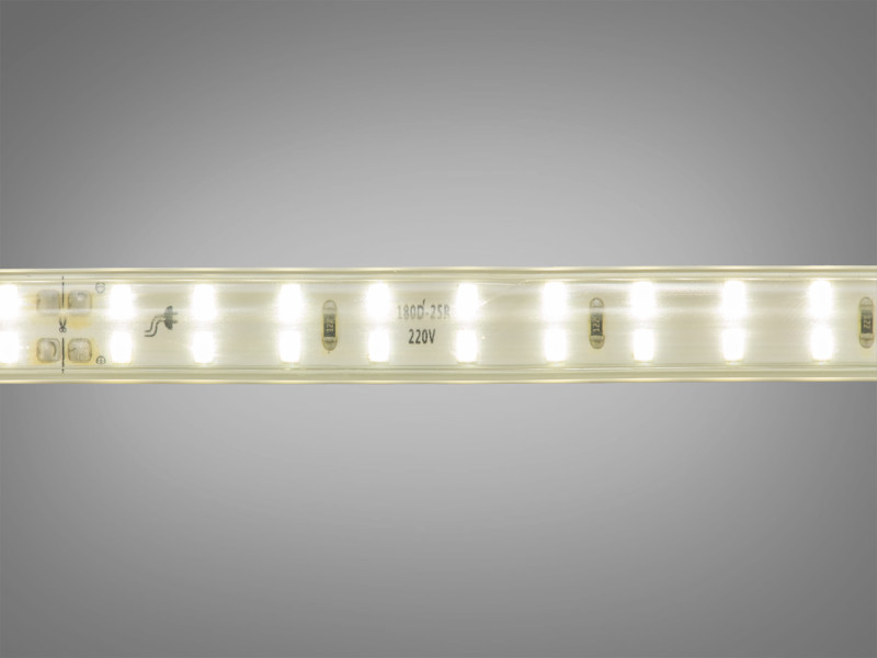 Світлодіодна стрічка 220в, 180 штм, герметична, 12мм, нейтральний