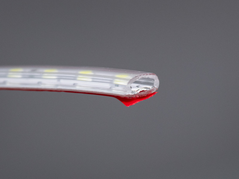 LED стрічка 220в, 120 штм, герметична, 10мм, нейтральний