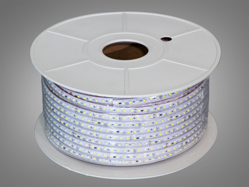 LED стрічка 220в, 120штм, герметична, 10мм, теплий
