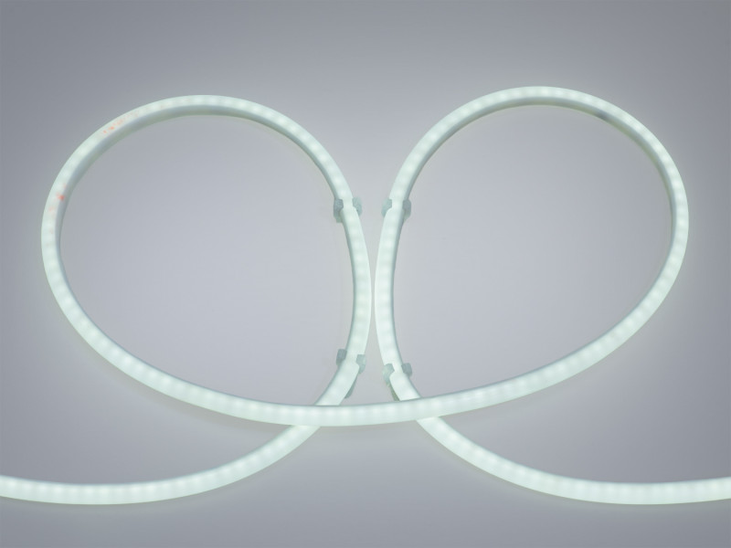 Гнучкий LED неон 220В круглий холодний IP67 8Вт
