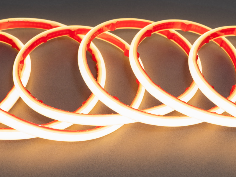 LED стрічка 220в, 288 штм, герметична, 10мм, теплий