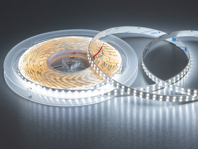 LED стрічка 24В, 240 діодів на метр, 10мм, холодний