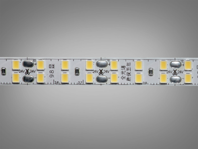 LED стрічка 24В, 240 діодів на метр, 10мм, холодний