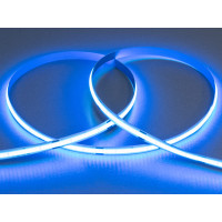 COB LED стрічка 24В, 320 діодів на метр, 8мм, блакитний